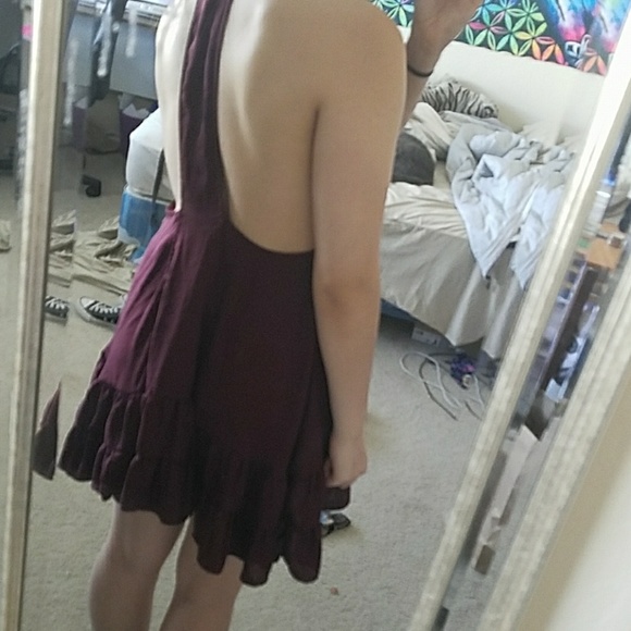 Free People ruffled slip dress - Picture 2 of 4